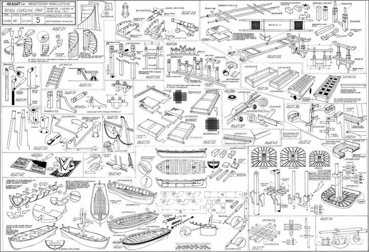 Чертежи парусников
