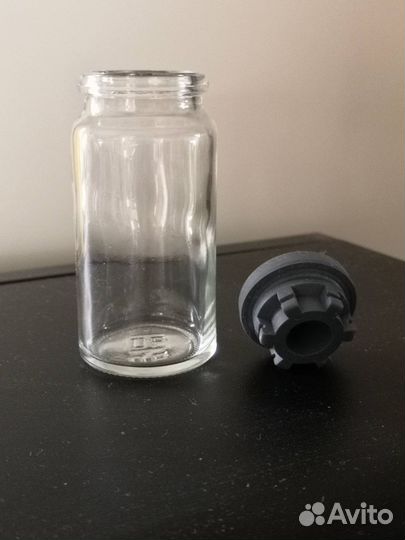 Пузырек 25 мл с резиновой пробкой