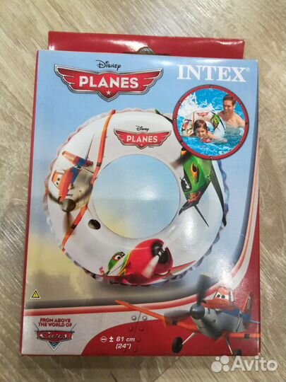 Новый надувной круг плавательный