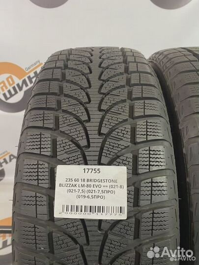 Bridgestone Blizzak LM-80 Evo 235/60 R18