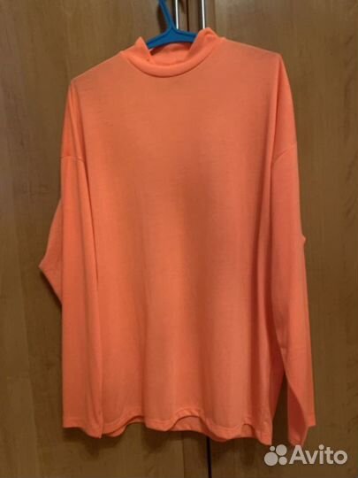 Лонгслив с горлом оверсайз ASOS