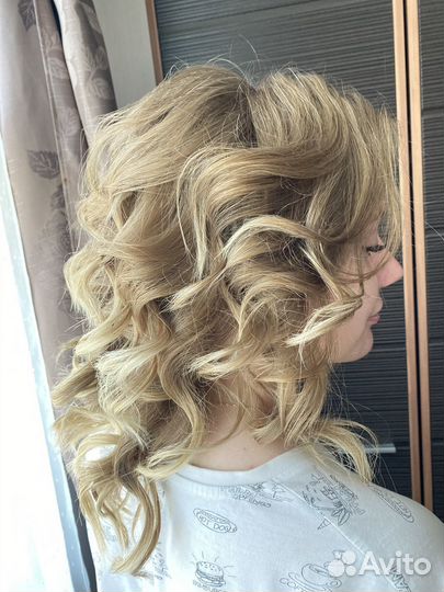 Укладки, локоны, прически