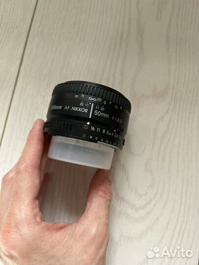 Объектив nikon 50mm f 1.8 af