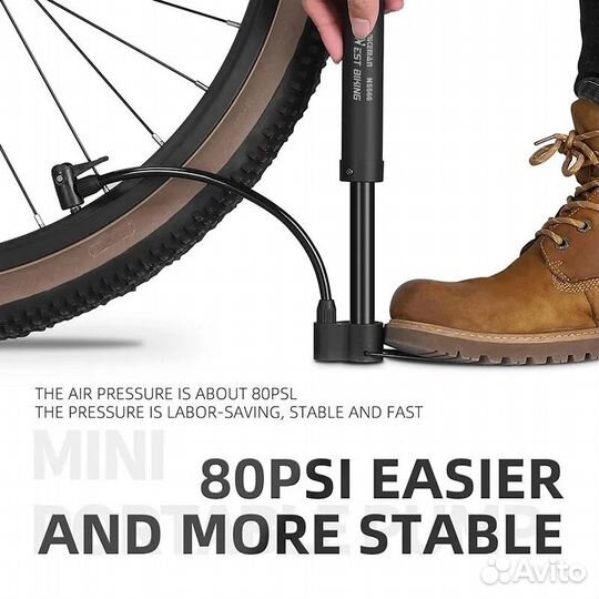 Насос велосипедный компактный(Новый)