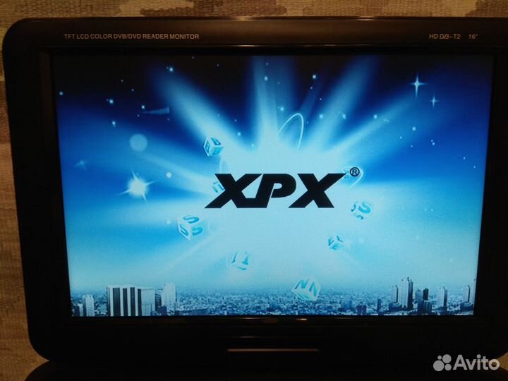 Портативный DVD плеер XPX EA-1669D с цифровым тв