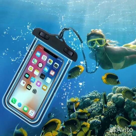 Универсальный водонепроницаемый чехол на телефон