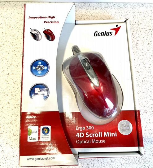 Раритетная Оптическая мышка Genius Ergo 300