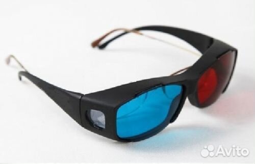 Анаглифические 3D-очки пластиковые