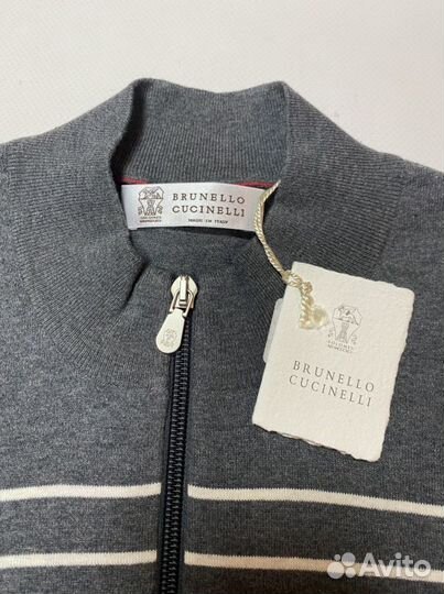 Джемпер Brunello Cucinelli серый