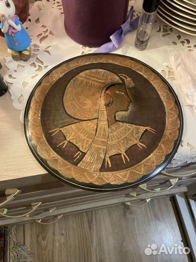 Медное панно чеканка