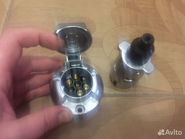 Вилка, штекер с розеткой для прицепа, фаркопа