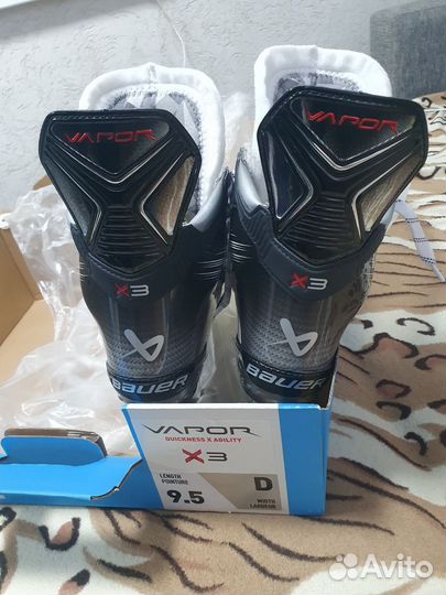 Коньки хоккейные Bauer Vapor X3 S23 Sr 9.5 D