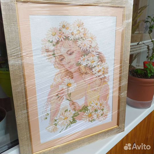 Картина,вышитая крестом