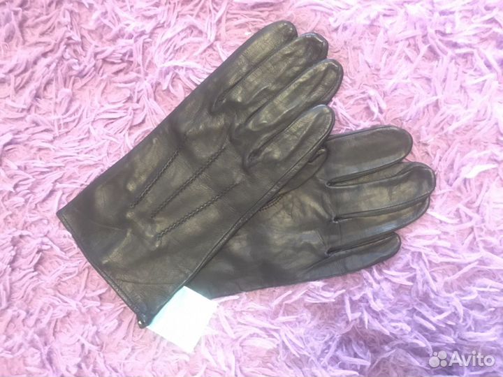 Перчатки из натуральной кожи