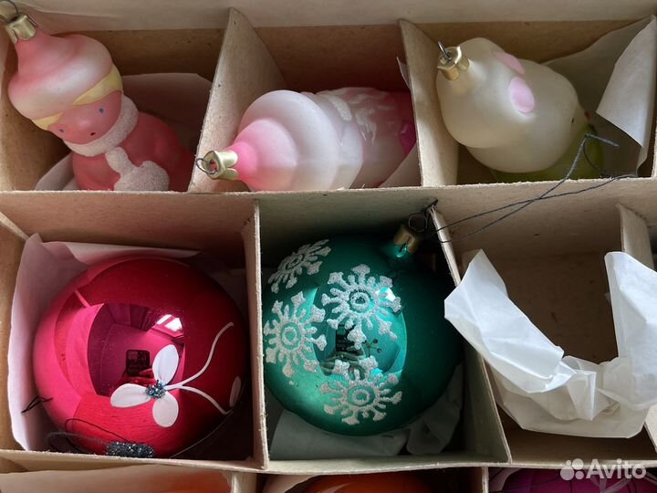 Елочные игрушки СССР