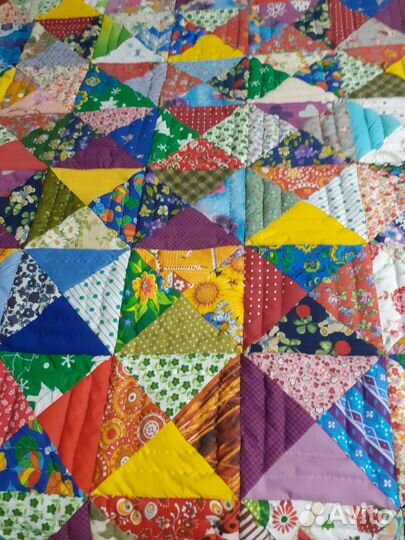 Лоскутное одеяло ручной работы