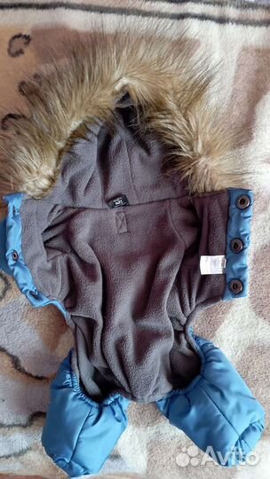 Комбинезон зимний для маленькой собаки