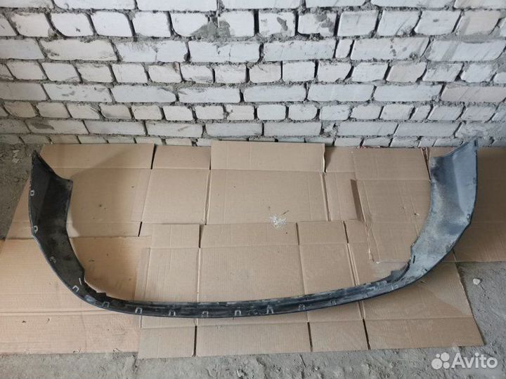 Юбка бампера задняя Toyota Rav4