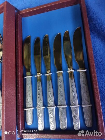 Подарочный Столовый набор из нержавейки (Вилки,но