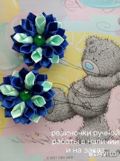 Бантики-заколки ручной работы