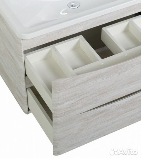 Тумба с раковиной BelBagno Acqua 80 Rovere Vintage Bianco