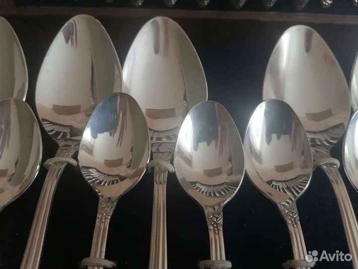 Набор столовых приборов мельхиор СССР на 6 персон