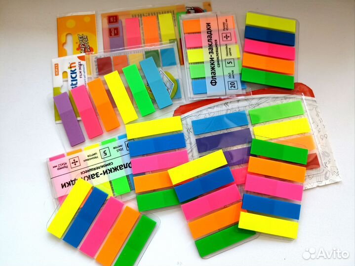 Закладки книжные пластиковые