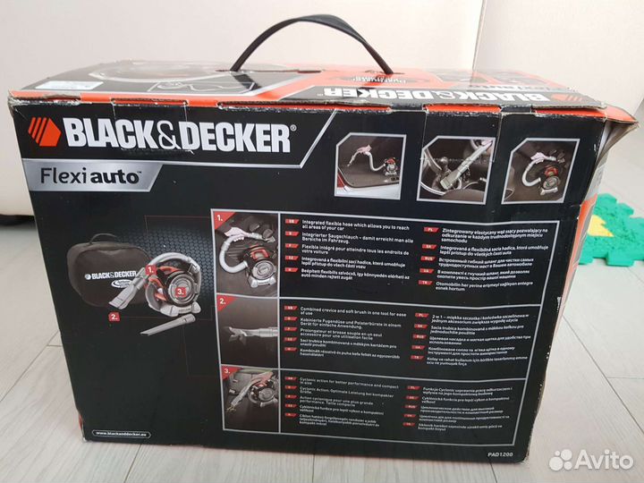 Новый пылесос Black Decker PAD1200