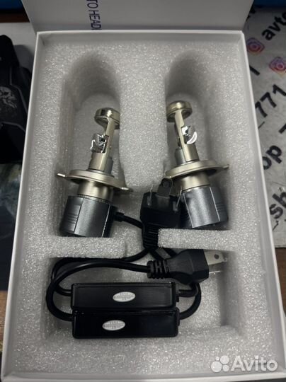 Линзовые лампочки H4