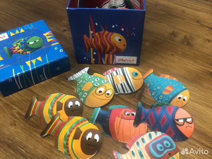 Игра мемо «Рыбки»