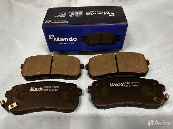 Колодки тормозные задние Mando MPH43