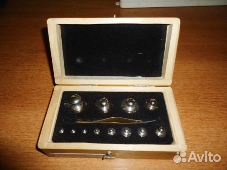 Набор гирь (разновесы) mechanika precyzyjna 1983 г