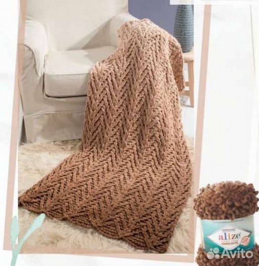 Пряжа alize puffy fine Ombre Batik