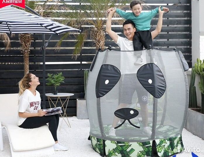 Батут с сеткой аренда от Благтимки