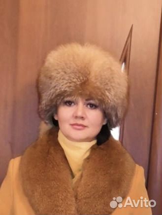 Шапка из меха лисы