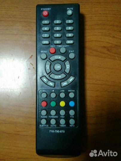 Пульт Oriel-7 для приемников DVB-T2