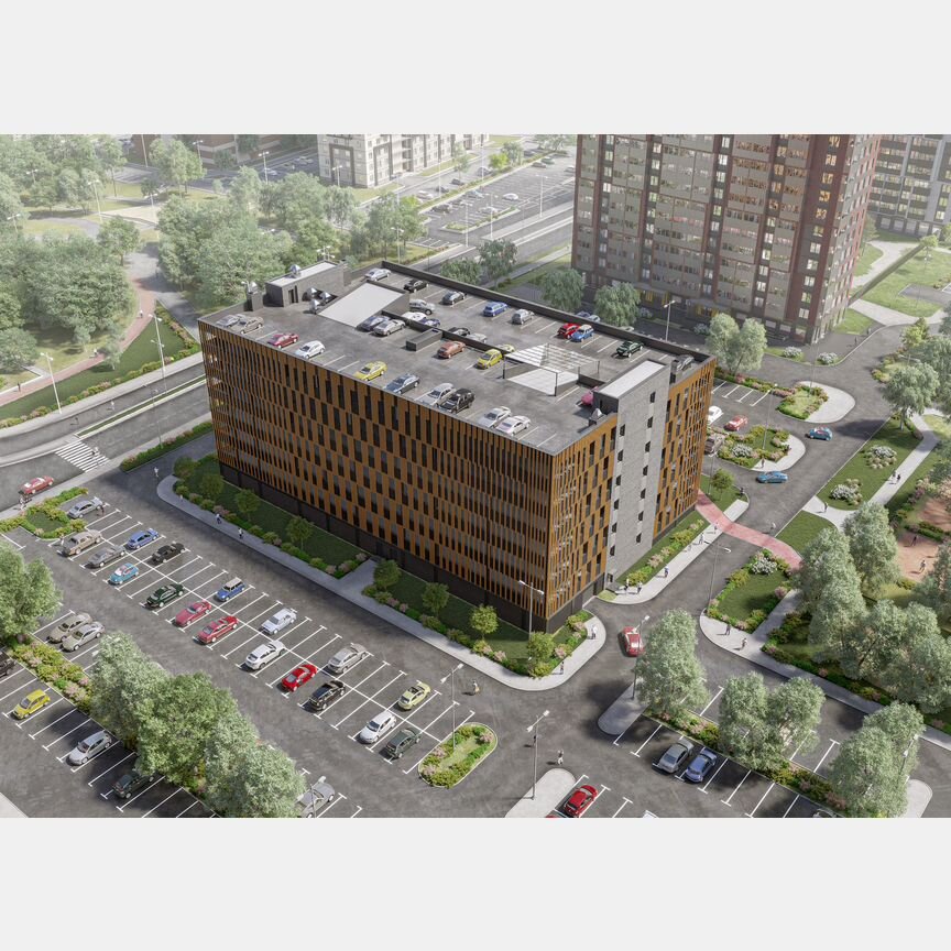 2-к. квартира, 50,4 м², 6/23 эт.