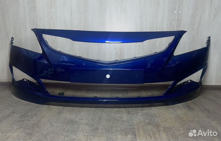 Бампер в цвет кузова Hyundai Solaris