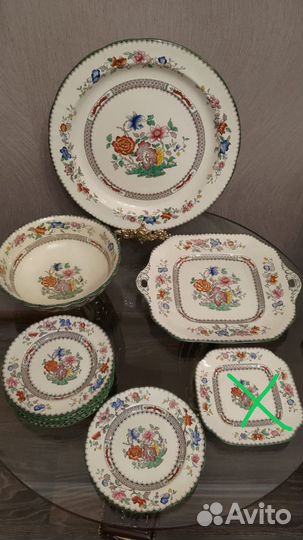 Предметы посуды Spode Copeland, Англия