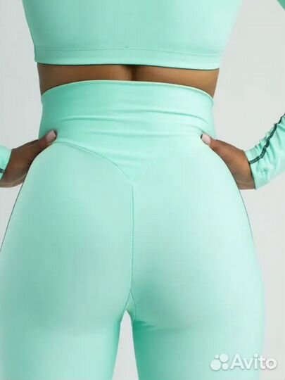 Леггинсы женские спортивные тайтсы 46 размер