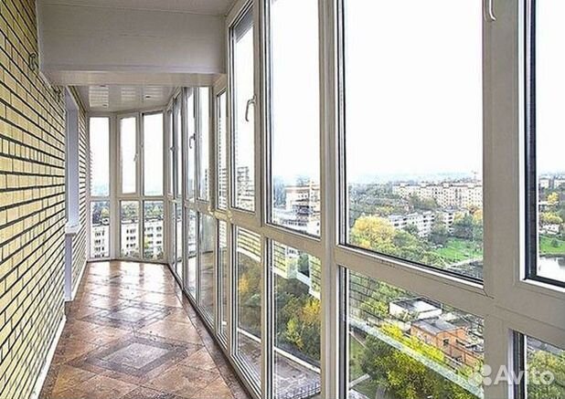 Алюминиевые балконные рамы-купе
