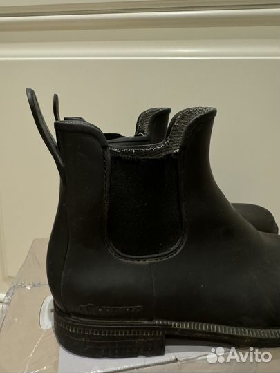 Ботинки для конного спорта резиновые Fouganza 38