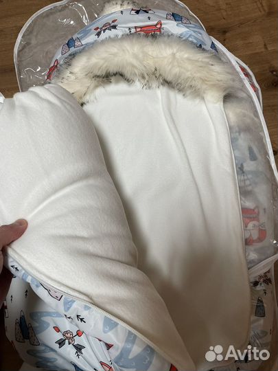 Зимний конверт в коляску