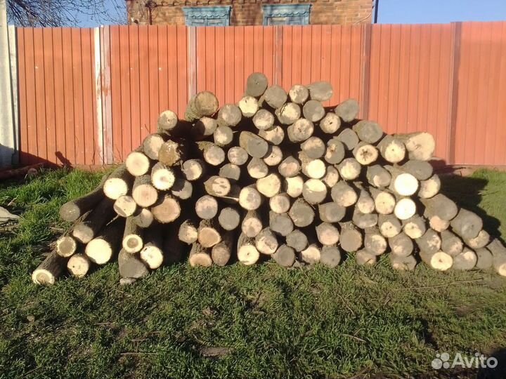 Столбы деревянные