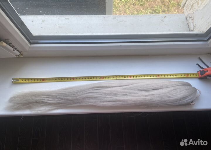 Хвост волосы на резинке