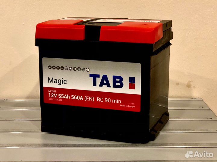 Аккумулятор TAB 55 Aч обр. пол