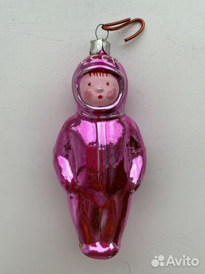 Елочная игрушка космонавт СССР