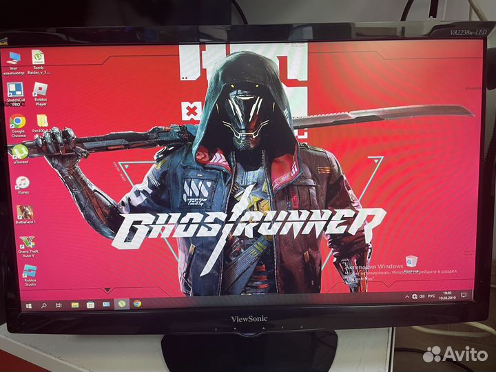 Монитор Viewsonic 22 FullHD 75Гц