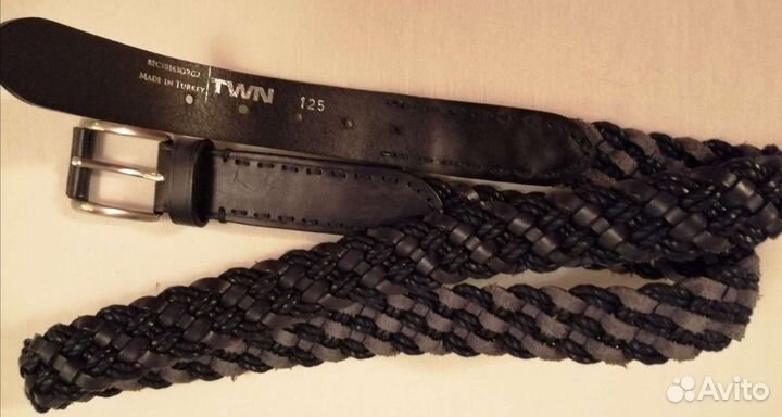 Ремнь кожаный мужской /125см новый