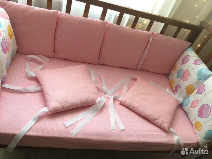 Бортики в кроватку новые